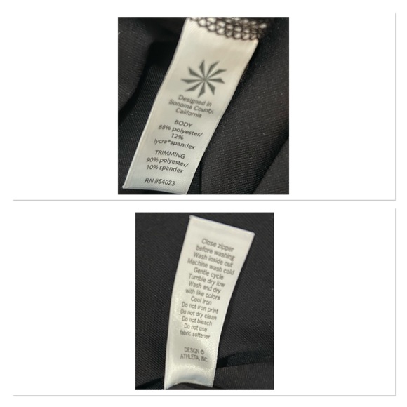 Athleta Black Acceleration 2in1 Skirted Capri Leggings Skeggings, Size Medium - Picture 15 of 16